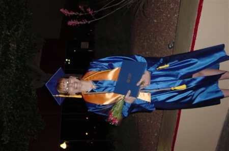 college graduation with honors sash and tassel