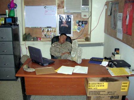 SLEEPING ON THE JOB