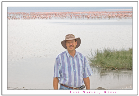 At Lake Nakuru in 2005