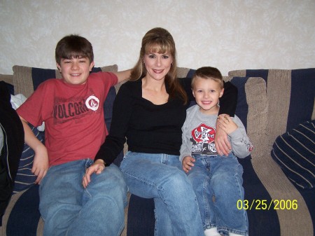 Me and my 2 handsome boys