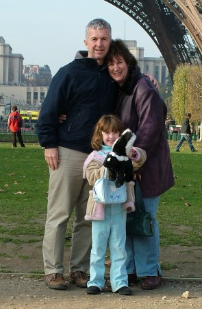 Nikki, Joe & Amy under the Eiffel Tower