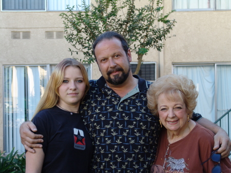 With daughter, Elizabeth and Mom - 2006