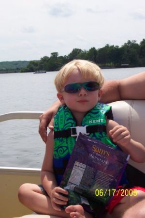 NOAH OUT ON THE BOAT