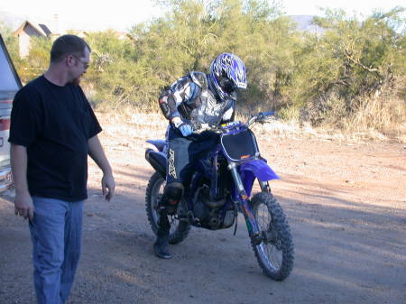 Me (on the Bike) and my Brother Thanksgiving 2005