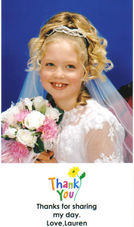 "peanut" on her Communion