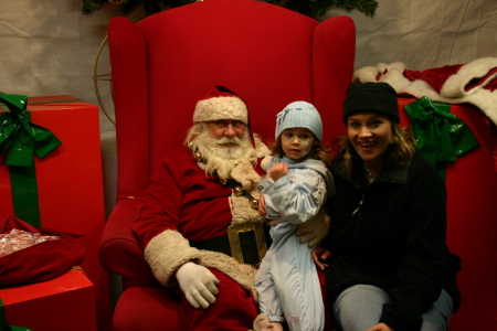 a visit to Santa for my 3yr old Shae