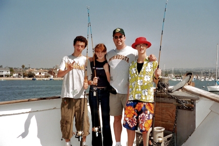 Fishi'n at Balboa w/ my kids