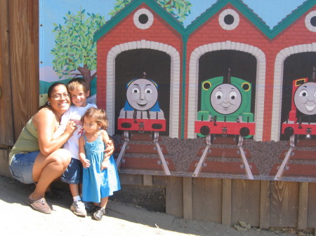 ME AND MY KIDS AT "A DAY WITH THOMAS"