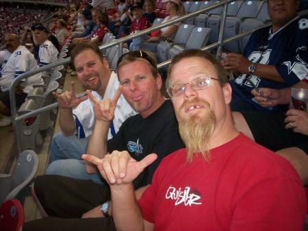 ME, MIKE & ROB AT THE DALLAS-cardinals GAME 06