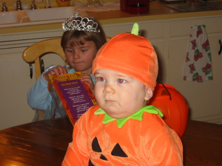 Halloween with both kids