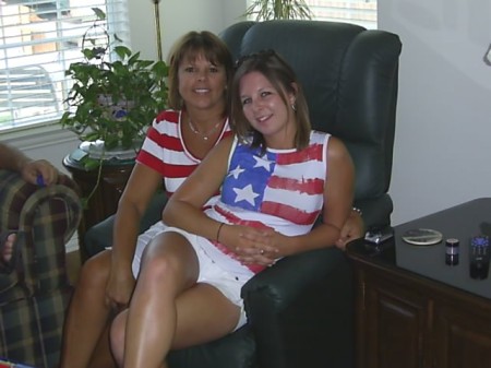 My daughter, Allison and I, July 4, 2005