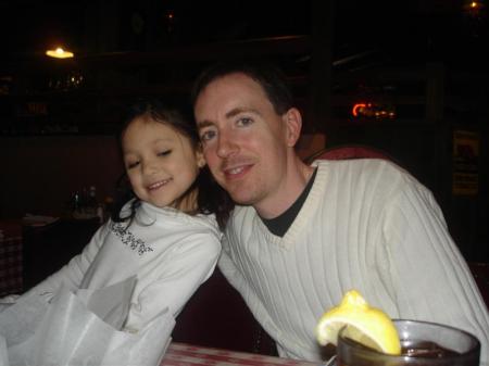 Me & my daughter, Juliana at Calhoun's Restaurant