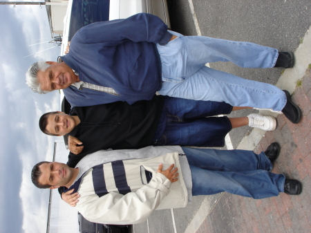 our son Michael, our grandson Vinnie and Vinny Sr.