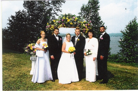 Eldest son's wedding...July  2002