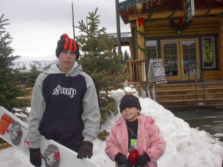 Jared and Jackie in Tahoe 2001
