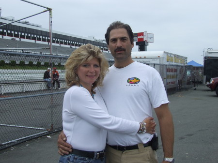 Jim and I at Pocono Raceway