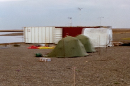 Gwyder Bay base camp during the summer of 2003.