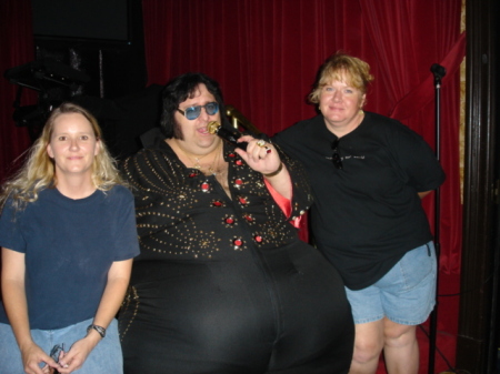 In Vegas at the Fat Elvis Show