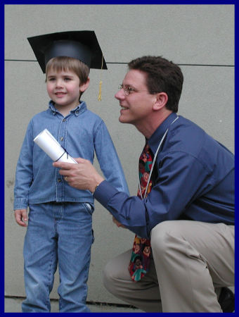 David graduating Preschool.  2005 Age 5