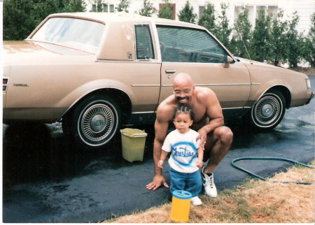 Me and my nephew (Dougs son Christian) 1997