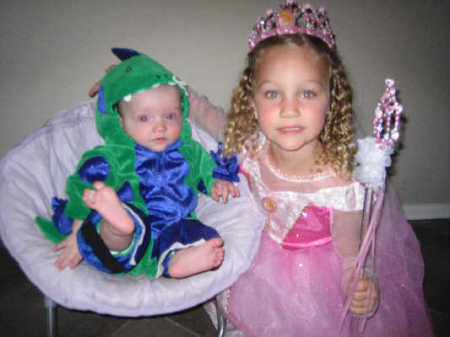 our grand kids at holloween