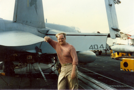USS Constellatio CV64 Persian Gulf 1989