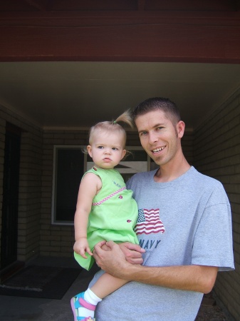 My husband and his baby girl!