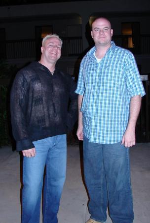 My brother Mike and I(Left)