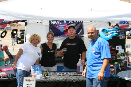 Terry,Dana,Don & I working the car show