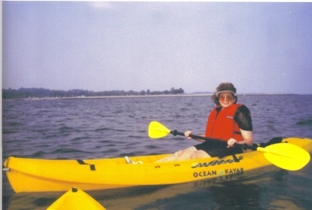 Rita in Kayak