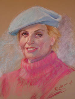 Con in pastel by Ruth Goldsborough