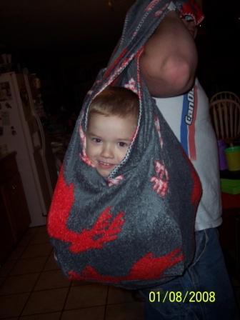 Ethan in his Papoose