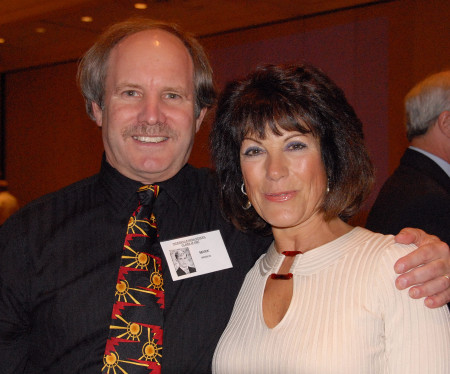 At Hicksville High 40th Reunion with fellow clarinetist Judy Lilienthal-Coyle