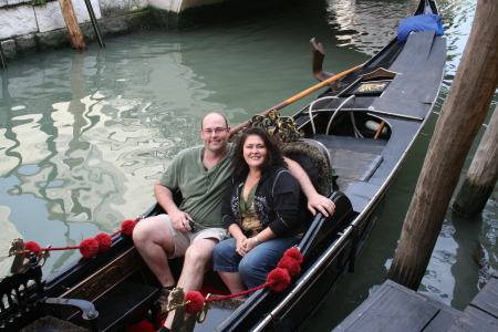 Dan and I in Venice