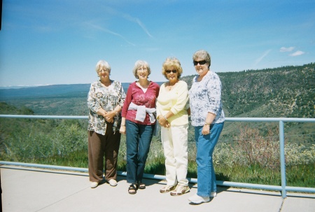 Lorraine in the yellow with friends