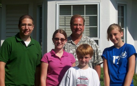 dad with kids 2007