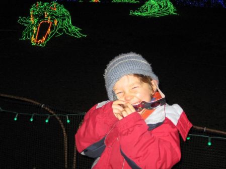 Weylin at Zoolights