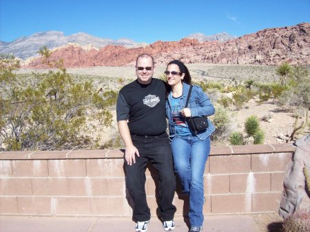 Me and Nicole at Red Rock Canyon in Las Vegas