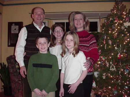 Family at Christmas 2002
