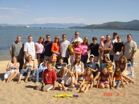 Udoutch family reunion Lake Tahoe 2005