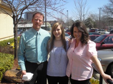 Rodney, Debi & Amanda Easter 2008