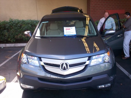 Me at AAA showing off the new Acura MDX