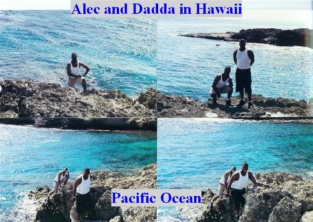Alfred & Alexander on the Pacific in Hawaii
