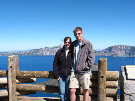 Keith and Tressa at Crater Lake, Oregon