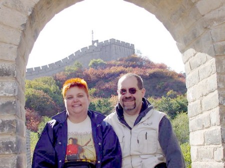 Lona & I at the Great Wall of China