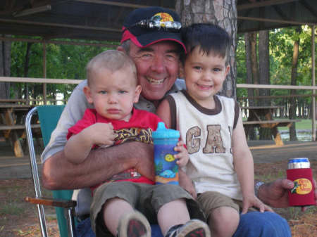 Grayson, Dad and my son Connor