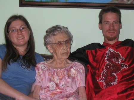 Great-grandma, Justin & I