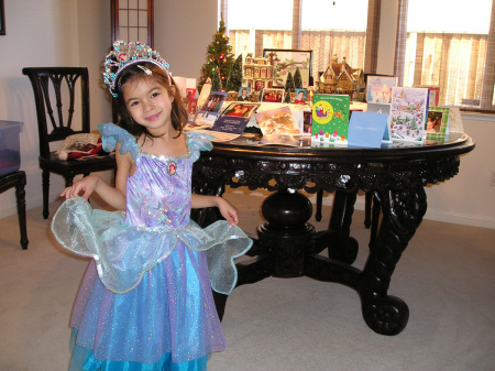 Maile as "Ariel" for Christmas 2005