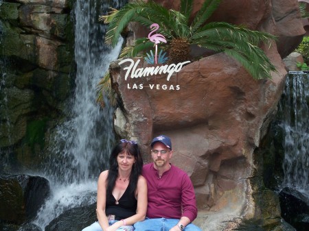 my hubby and i in vegas