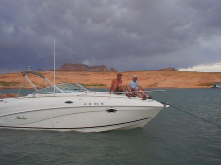 Lake Powell 2004 with our new toy!!